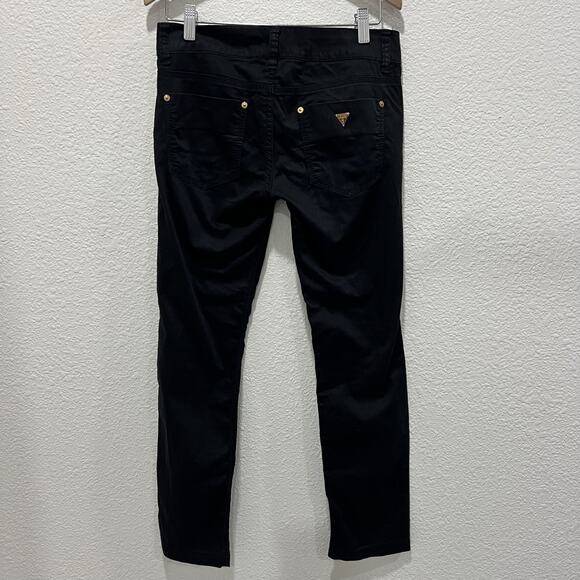 Guess Women's Black Skinny Stretch Denim Pants Daredevil Skinny Size 26 - Picture 4 of 10